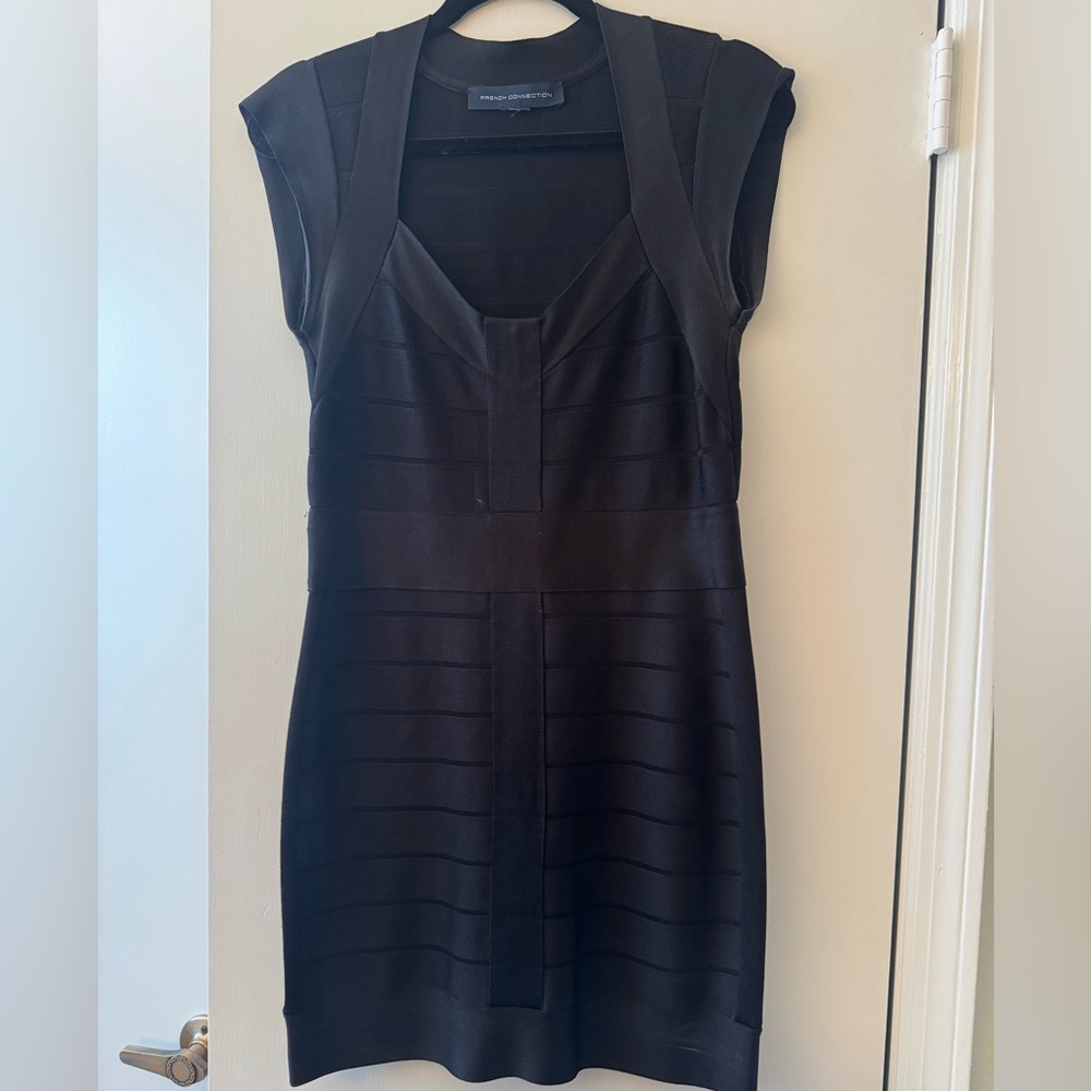 French Connection Black Mini Dress